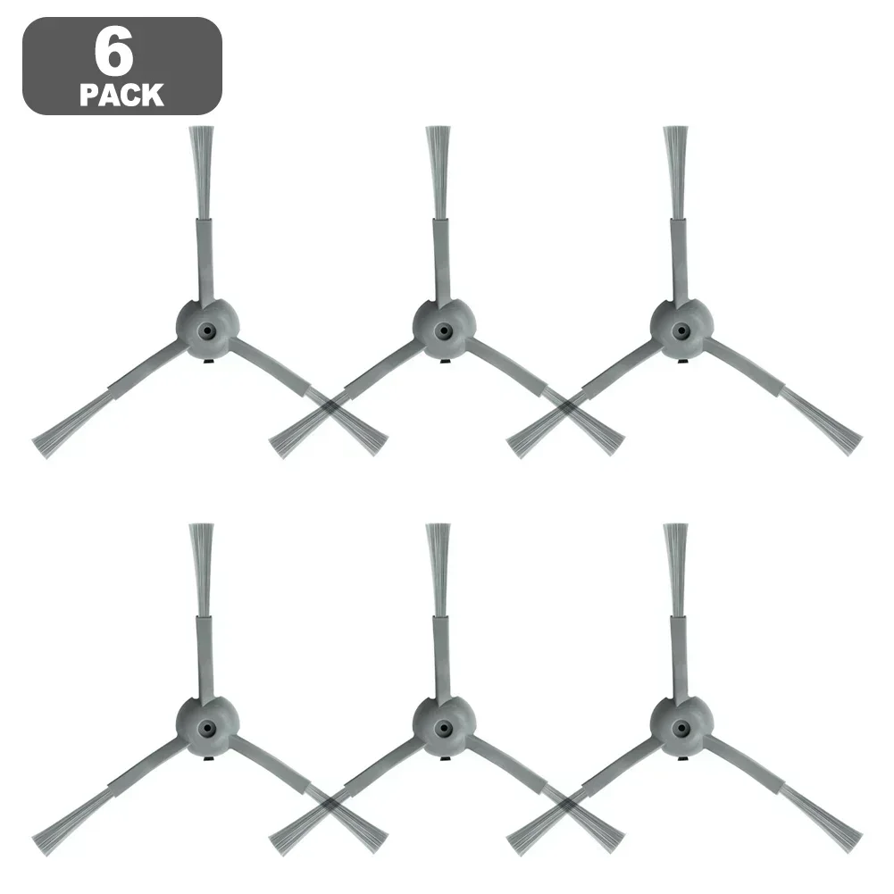 

6 шт., пластиковая + нейлоновая сменная боковая щетка, эффективная чистка углов для Haier HSR Home, запасные части для робота-пылесоса M3