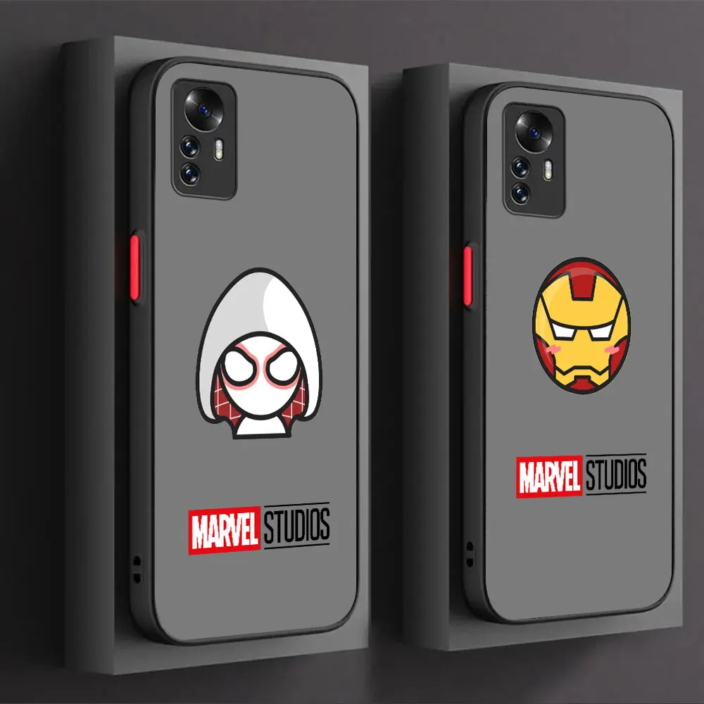 Cute Marvel Heroes Phone Case For VIVO V25 25E V23 V23E V21 V21E V20SE V20 V19 V17 V15 V11 V11I V5 V5LITE S 5G PRO