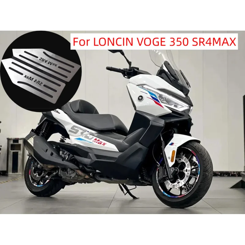 

Motorcycle Foot Plate Board Pedals Footrest Foot Rests Cover Mat Pad For LONCIN VOGE 350 SR4MAX SR4 MAX sr4 max Anti-skid