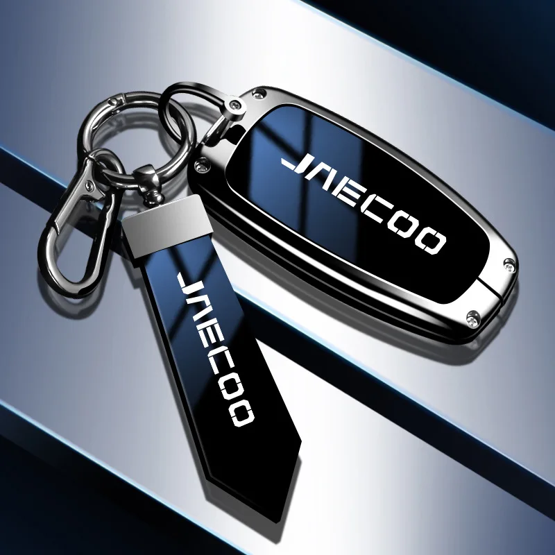 

Alloy Car Smart Remote Key Case Bag For Jaecoo J6 J7 J8 Phev 2023 2024 2025 Keychain Protective Cover Key Protection Shell