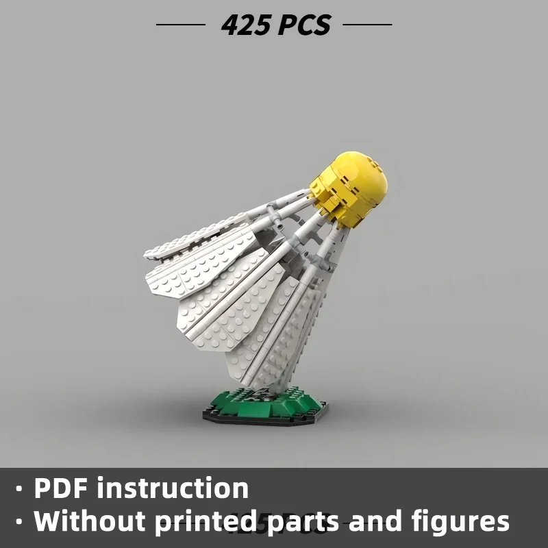 Creative Creative Desktop Display Bricks Set 425Pcs MOC Sports Badminton Shuttlecock Model Building Blocks - Aliexpress Deal