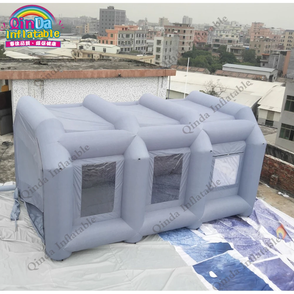 

Best Price Inflatable Spray Booth Outdoor Inflatable Paint Spray Tent With Air Blower