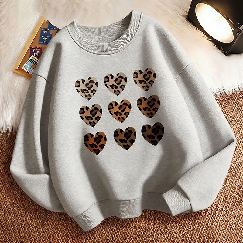 Y2k Love Heart Kinder-Kapuzenpullover, süßer Harajuku-Kapuzenpullover für Jungen und Mädchen, Herbst-Winter, lässige Hoodies