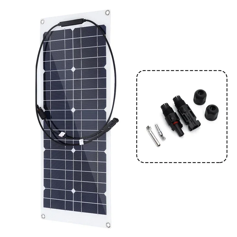 

2pcs 300W Solar Panel Portable Solar Cells Fast-charging Waterproof Emergency Charging Outdoor Battery Charger For Car Yacht RV