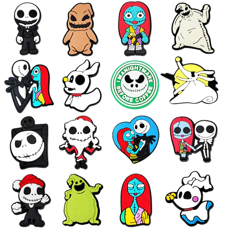 

MINISO Halloween Coraline & the Secret Door Cartoon Series for Shoe Charms Accessories DIY Decoration for Classic Clog Kids Gift