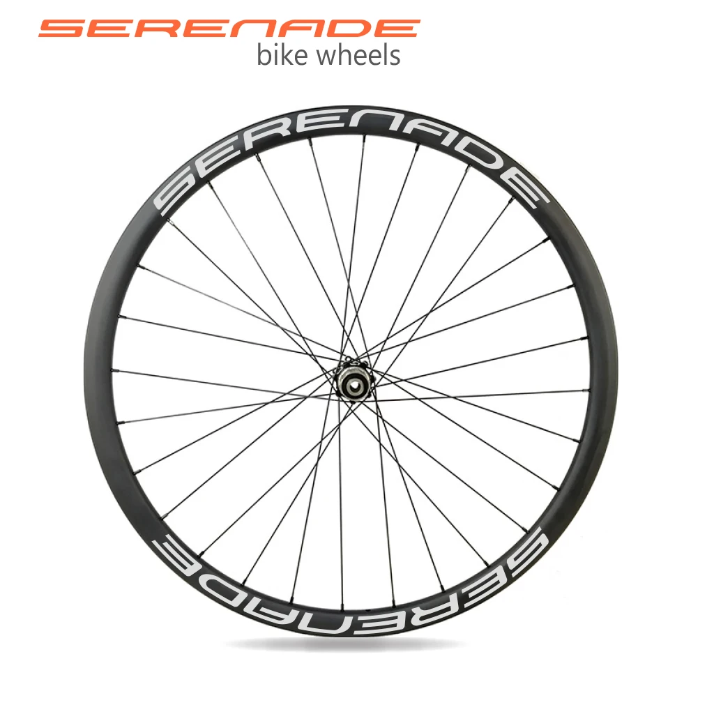 Serenade D411-D412 speed shadow full carbon disc wheel: D411-D412 model, the road bicycle wheel set is fast as the wind when rid