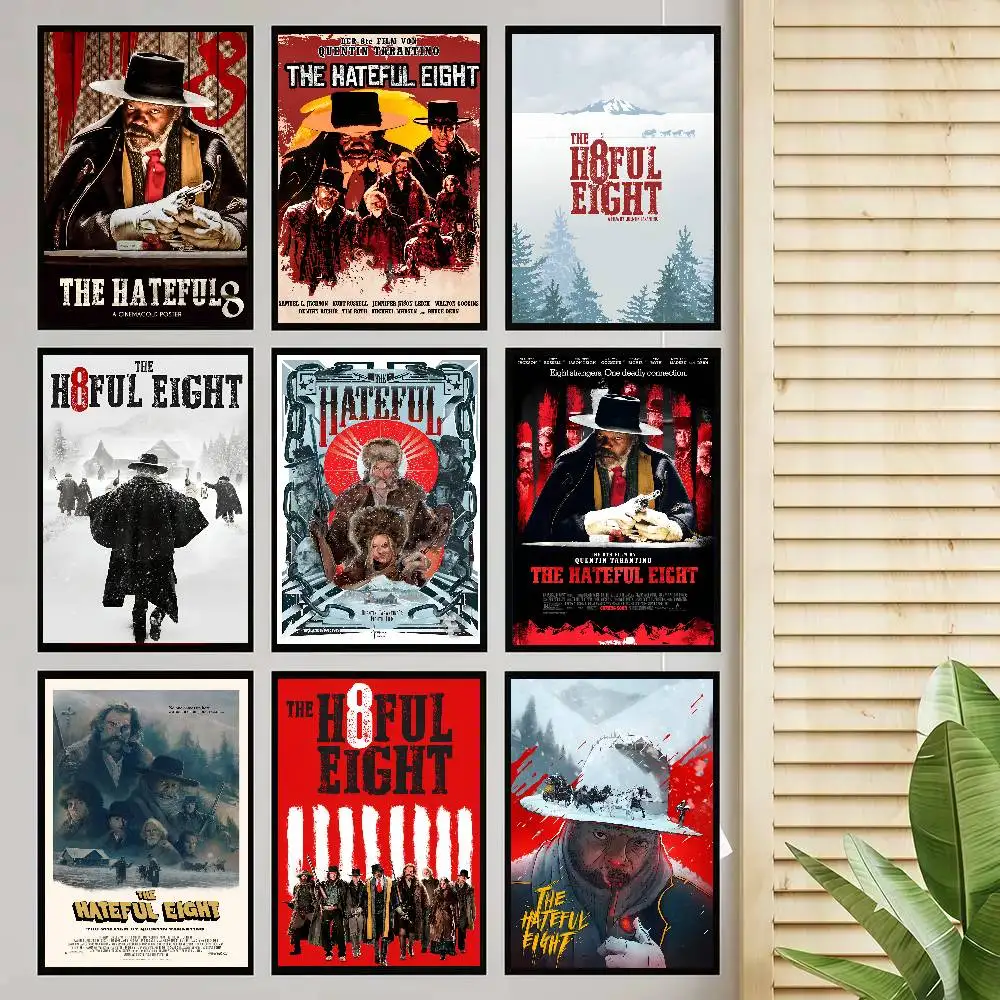 The Hateful Eight Poster Self-adhesive Art Room Entrance Restaurant Wall Decor Art Painting