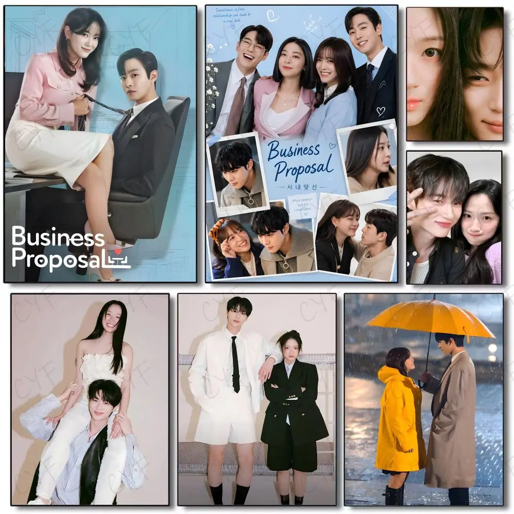 Sweet Romantic Drama B-Business Proposal Poster Painting Wall Art Mural for Living Room Home Decor and Gifts
