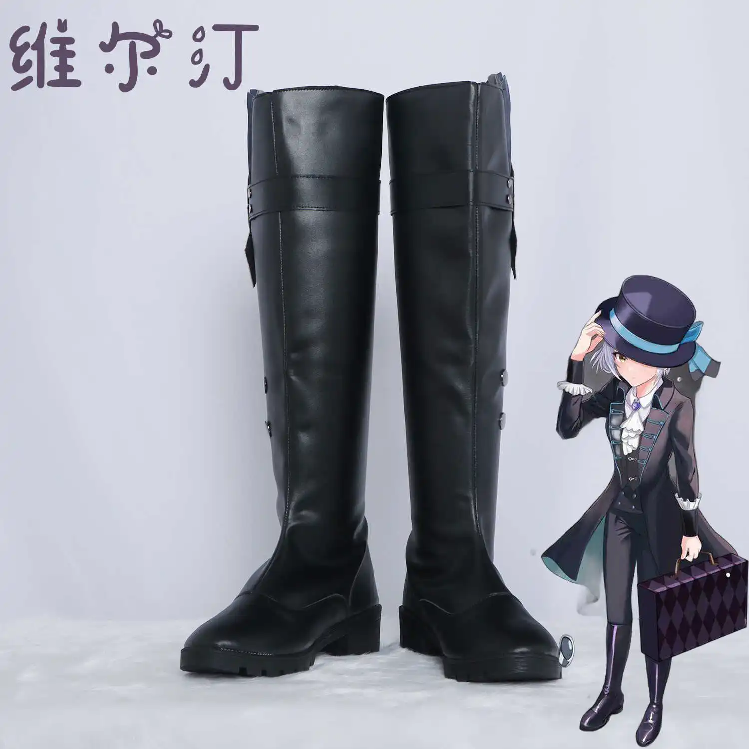 

Реверсная игра: Vertin 1999 года. Обувь для косплея. Сапоги для игры на Хэллоуин. Сапоги в стиле аниме.