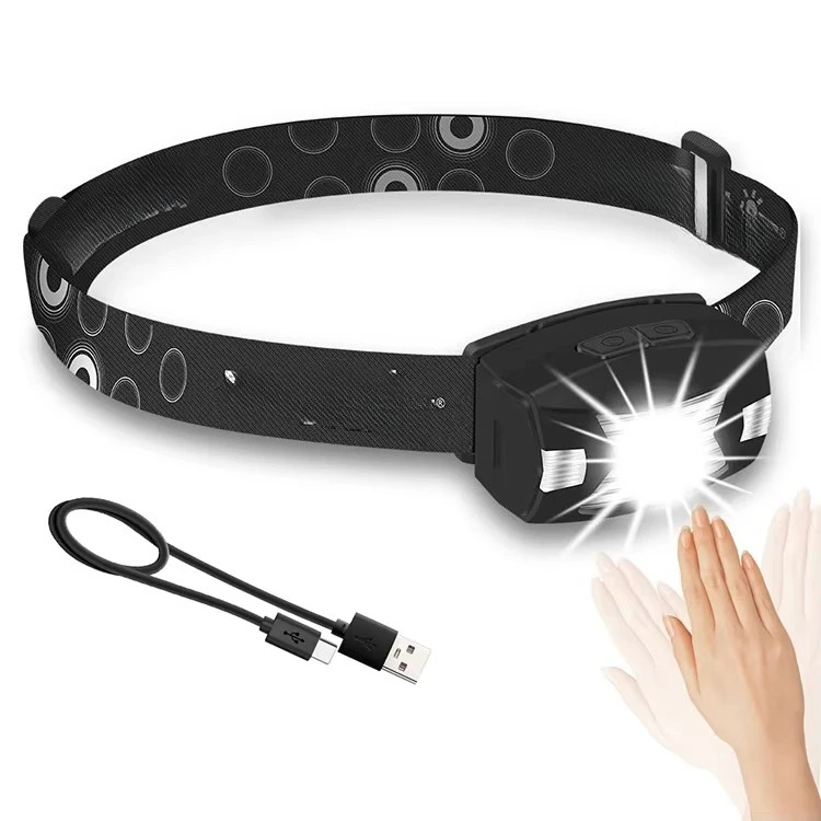 

G7 Led Mini Headlamp Ip65 Waterproof Rechargeable Head Light 5 Modes 310 Lumens Head Lamp With Motion Sensor