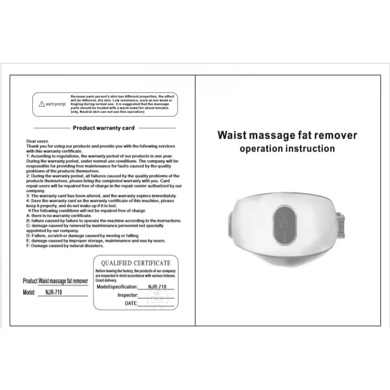 

Slimming Belt Promote Digestion Weight Loss Machine Body Slimming Massager for Women