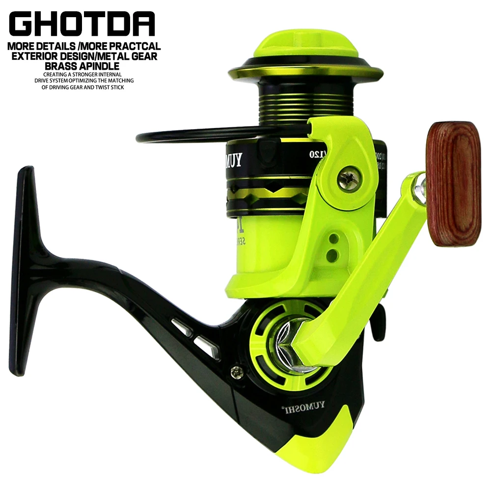 Ghotda Stong Power Fishing Reel 2000 3000 4000 5000 6000 7000 Spinning More Stable  Fresh Water Fishing Pesca