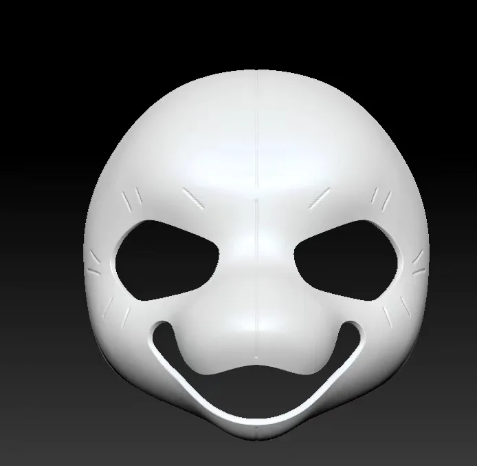 Kemono Base Mask Canidae Mid To Long Snout Fursuit Kig Serie Beast Suit 3D Printed Skull Costume DIY Accessories Cosplay Mask