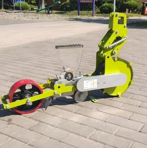 Traction vegetable seeder, cabbage, radish, medicinal materials, small multi-functional fine seeder, planting