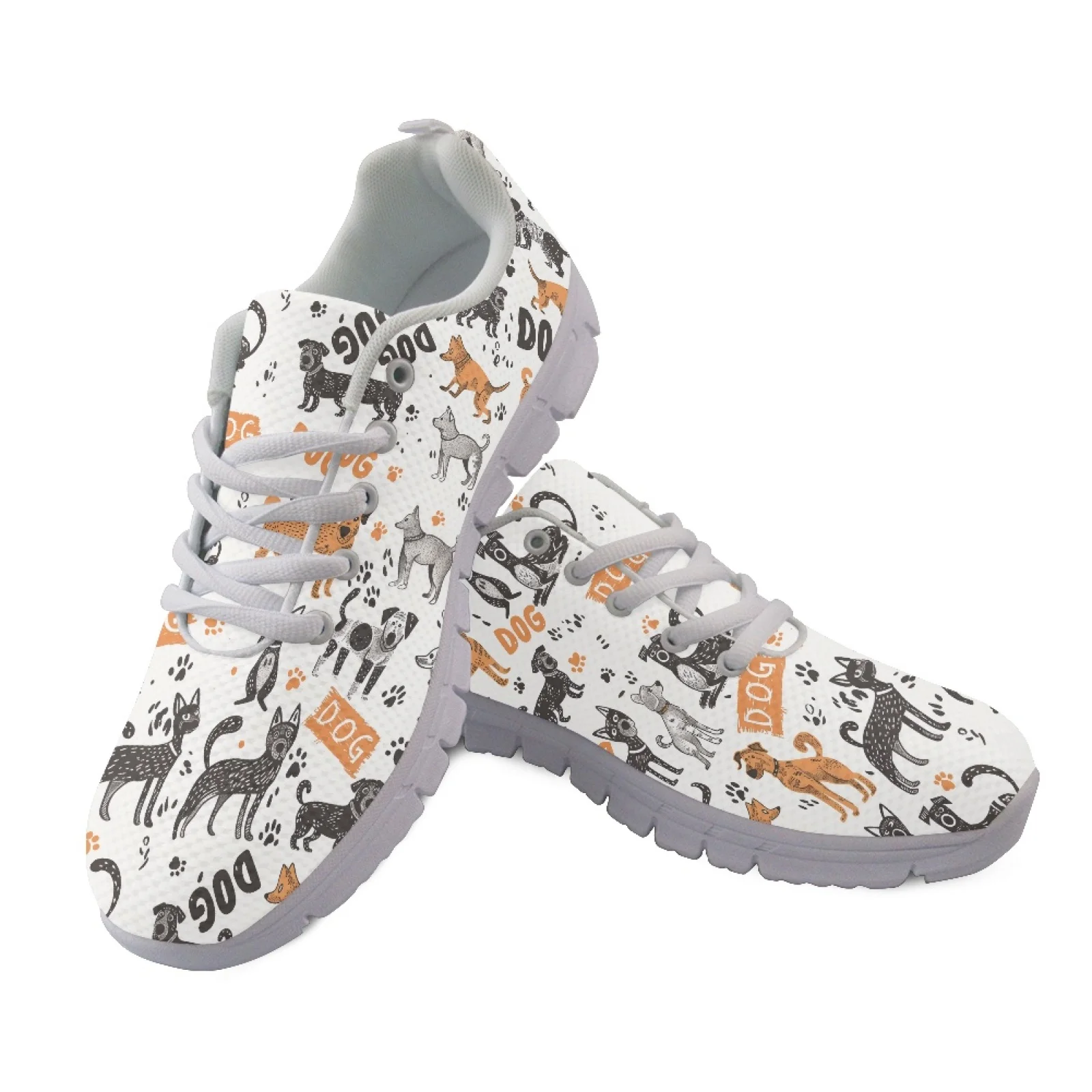 Coloranimal Comfort Lightweight Running Sneakers for Women Women Sneakers for Outdoor Puppy