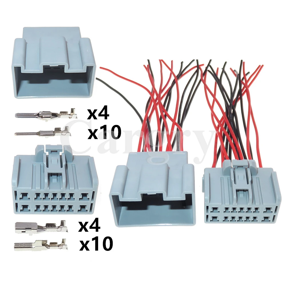 

1 Set 14P 7282-6447-40 7283-6447-40 AC Assembly Auto Male Female Butt Plug Car Wire Cable Composite Connector for Chevrolet