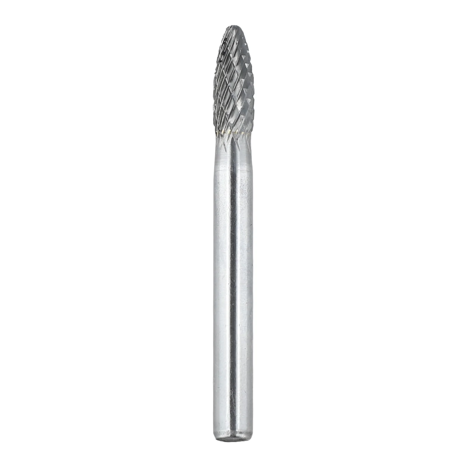 Carbide Rotary Burr Double Slot File for Wood Carving & Metal Cutting - High Efficiency Dust-Free Tool with 6mm Shank