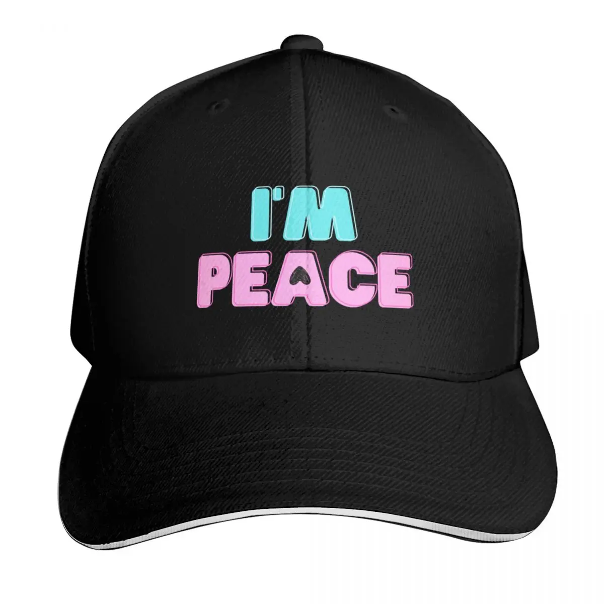 I'm peace I come peace I bring peace funny matching couples Baseball Cap Men Women Casual Summer Sport Sun Cap