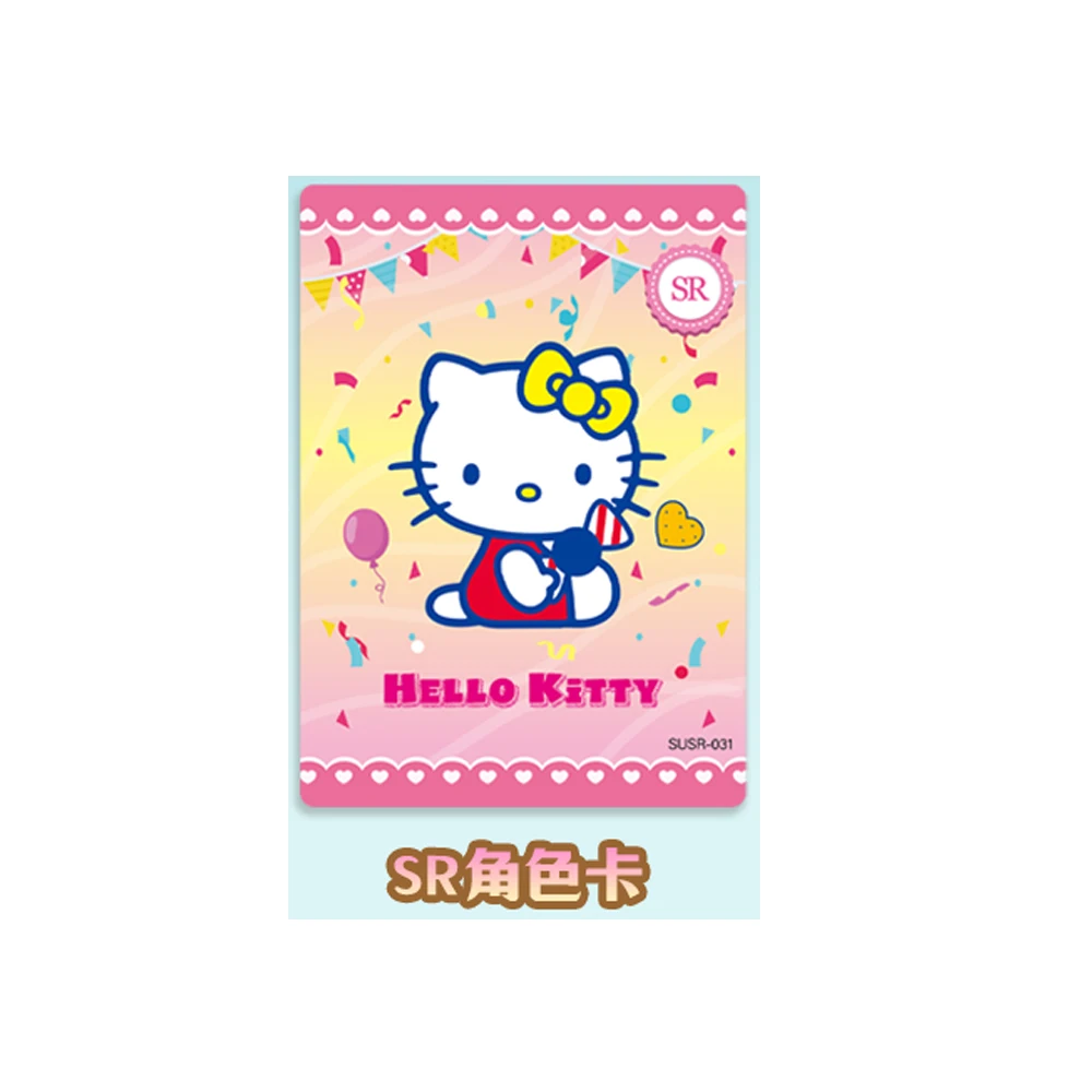 Sanrio Kuromi Cards Collection Cards Hello Kitty Melody Trading Card Game My Cartoon Cute Toy Hangyodon Gift Wholesale