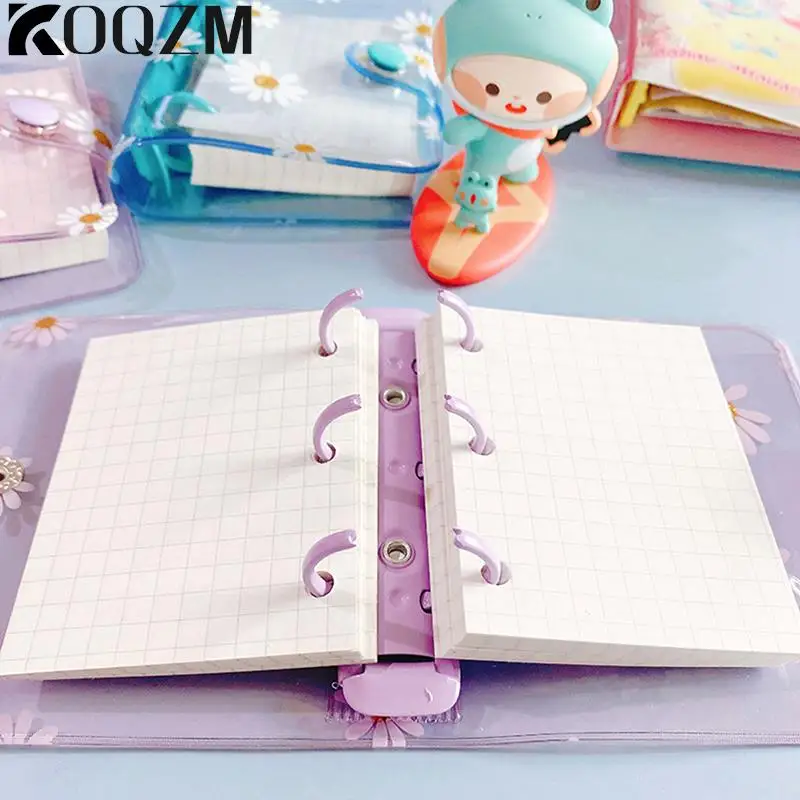 Mini 3 Loch Gänseblümchen Binder Note Planer Veranstalter Notizbuch Tagebuch Tagebuch Ringo rdner Kawaii Schul material