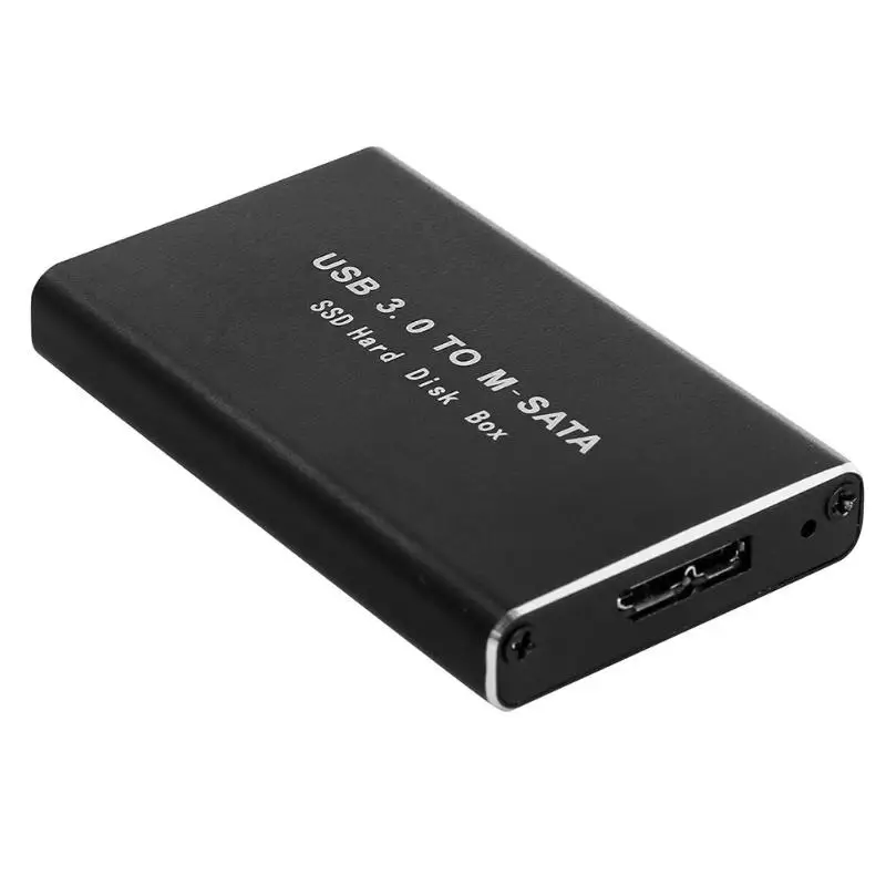 mSATA To USB 3.0/3.1 SSD Enclosure External HD Hard Drive Disk Box Storage Case Adapter