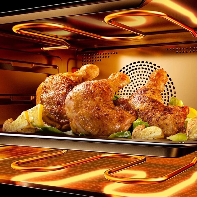 蒸し、ベーキング、フライ機 26L 304 ステンレス鋼インナーライナーセラミック釉薬コーティング 12H 予約 Forno Pizza