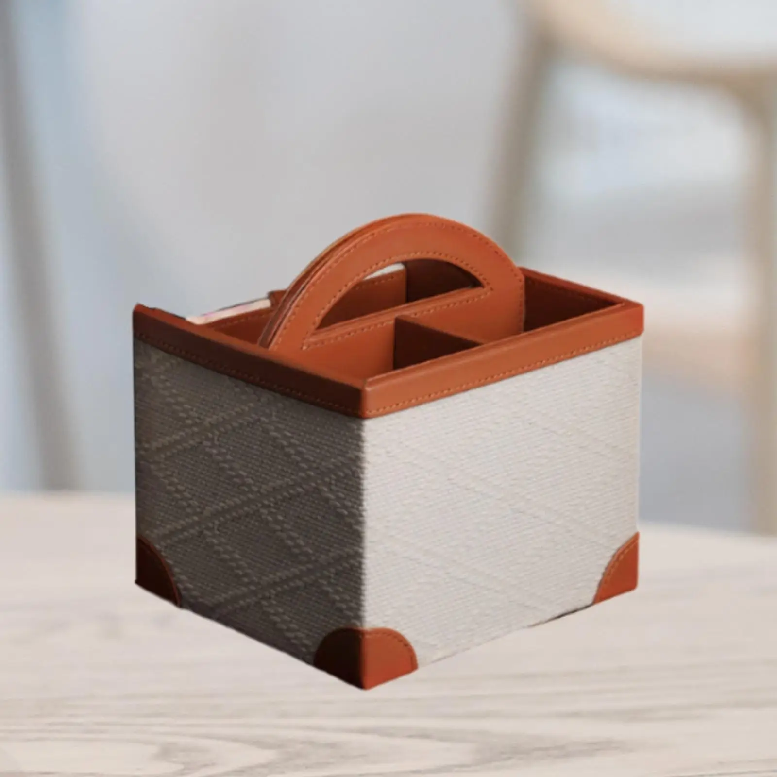 Control Holder Desktop Storage Box for Nightstand Living Room Decor