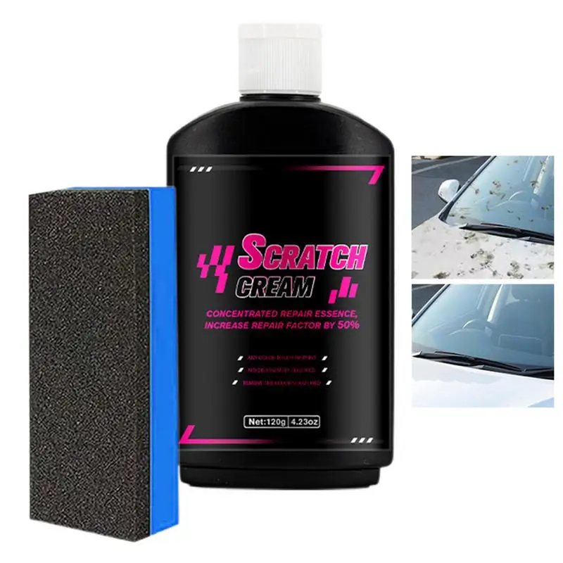 Autolak Krasreparatie 120g Automotive Reparatieset Snelle Diepe Krasreparatiemiddel Langdurige Polish Krasverzorging Autocoating