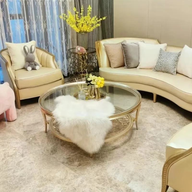 

Bedroom Aesthetic Coffee Table European Style Salon Living Room Coffee Table Luxury Unique Cute Mesa De Centro Home Furniture