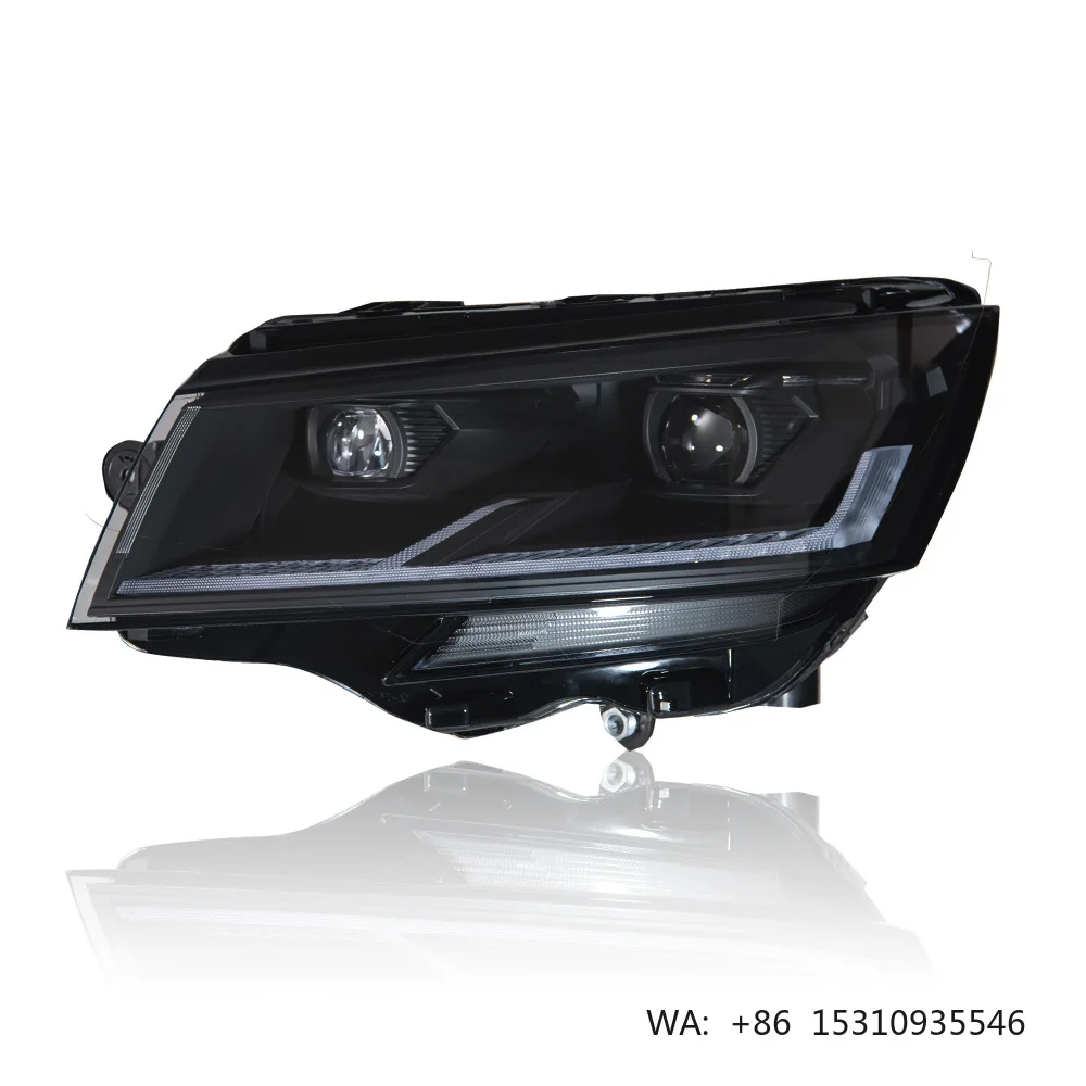 2PCS AKD Head Lamp for VW Multivan T6.1 LED Headlight Projector Lens 2019-2024 Dynamic Signal Drl Automotive Accessory