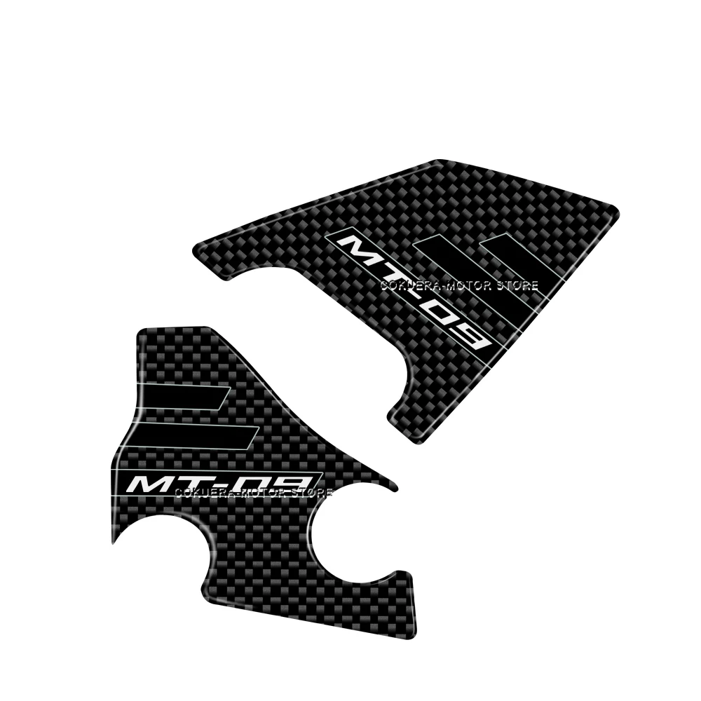 Pegatina de resina 3D para motocicleta YAMAHA MT09 MT 09 2017-2020, almohadilla protectora para el talón