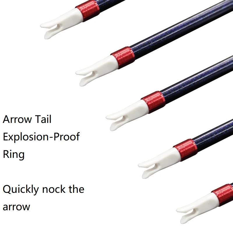 Flechas de carbono para tiro con arco a caballo, de cuatro plumas, para caza, de alto valor estético, ID 6.2mm, para arco recurvo y arco compuesto