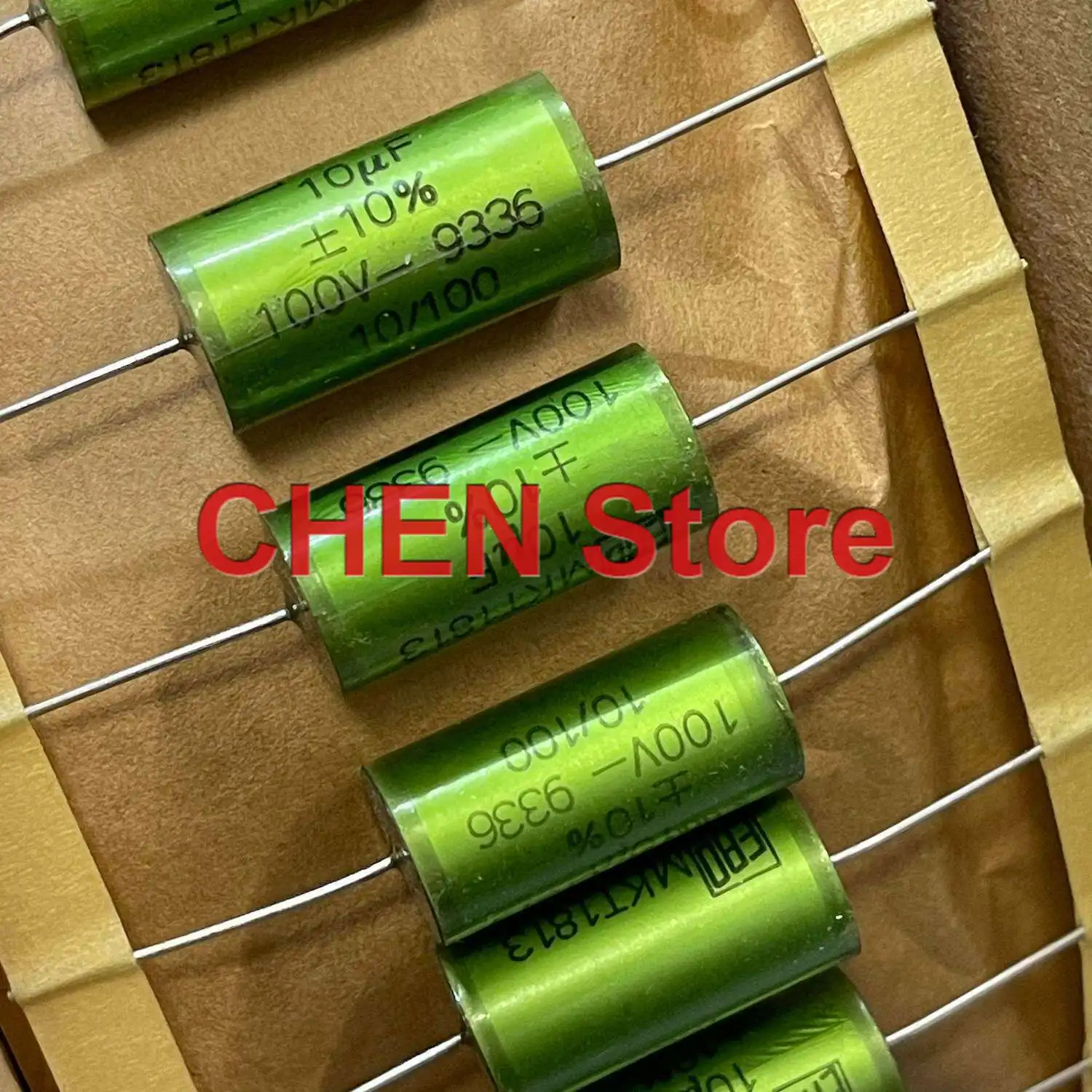 4PCS/10PCS Original VISHAY ERO MKT1813 10UF 100V 15X30MM Audio axial capacitor MKT 106 free shipping