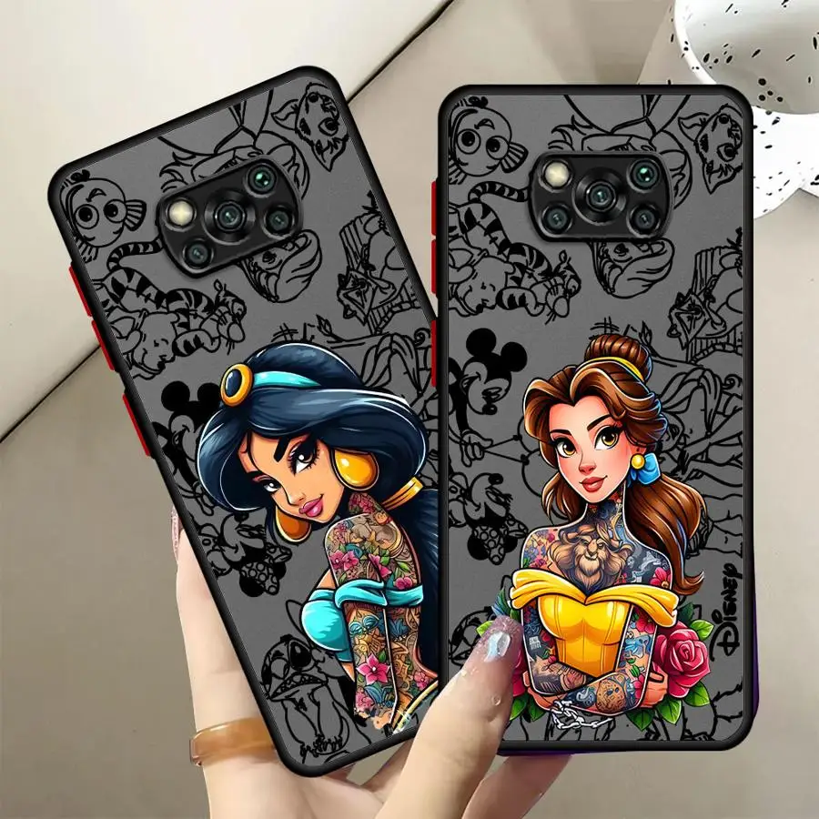 Custodia per telefono Tattoo Ariel Princess per Xiaomi Poco X5 X3 X4 Pro X4NFC X3 NFC Cover morbida