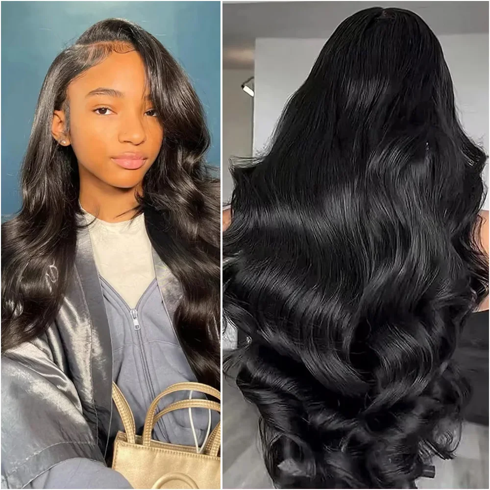 

Body Wave 13x6 Hd Transparent Lace Front Wigs 100% Human Hair Wig Brazilian 38 Inch 13x4 Lace Frontal Wig For Women 200% Density