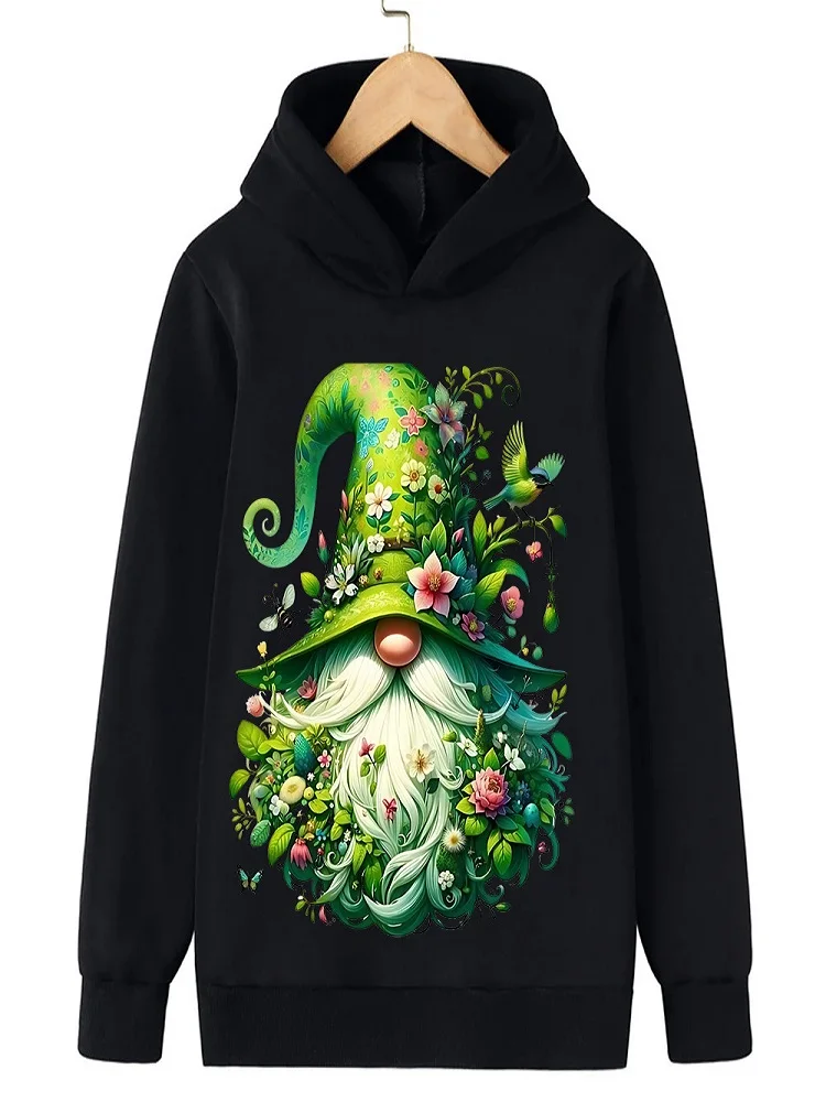 Hot Sale Cartoon Christmas pattern printing cross-border new children's casual fleece hooded sweatshirt