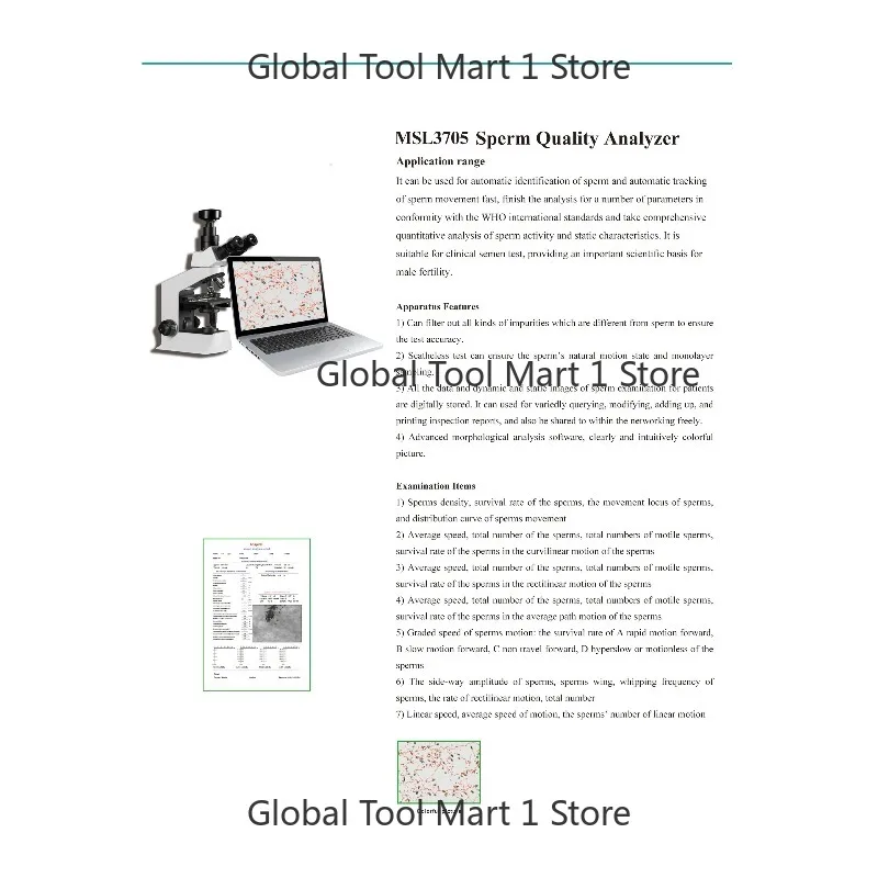 

Biological Microscope Clinical Med-ical Automatic Software Se-en Sperm An-lyzer for Human and Vet
