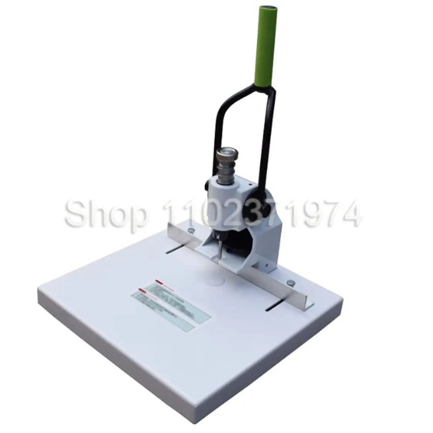 Ręczna wykrawarka z pojedynczym otworem, okrągła, mała wykrawarka, wiertło do wykrawania papieru i tworzywa sztucznego, opcjonalnie, o dużej wytrzymałości