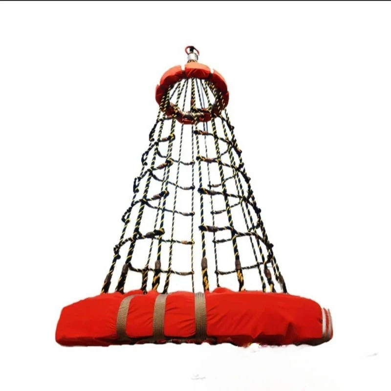 Column Marine Gondola 1130*635*241mm Folding Gondola Fire Aerial Rescue Winch Sling