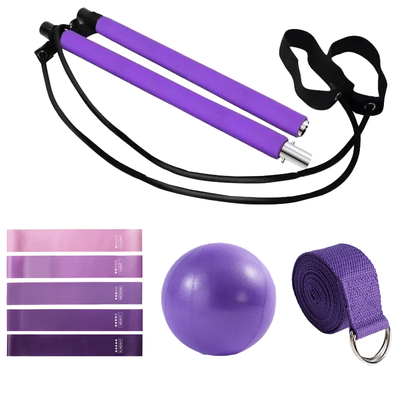 7Pcs Portable Yoga Pilates Bar - Pilates Yoga Tone review and price