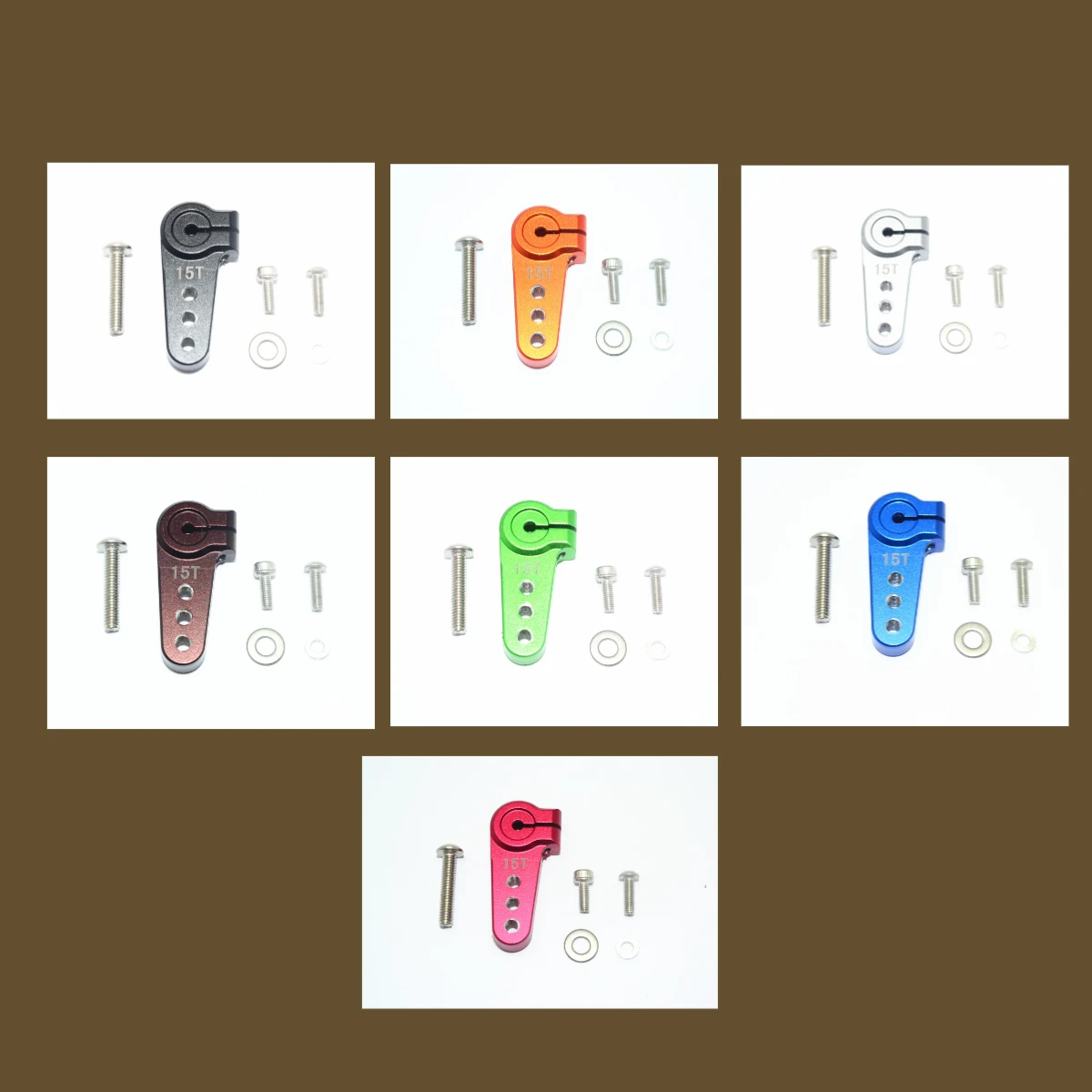 GPM LOSI 1/6 슈퍼 바하 레이 1.0/2.0 LOS05021 합금 조절식 15T 서보 혼용