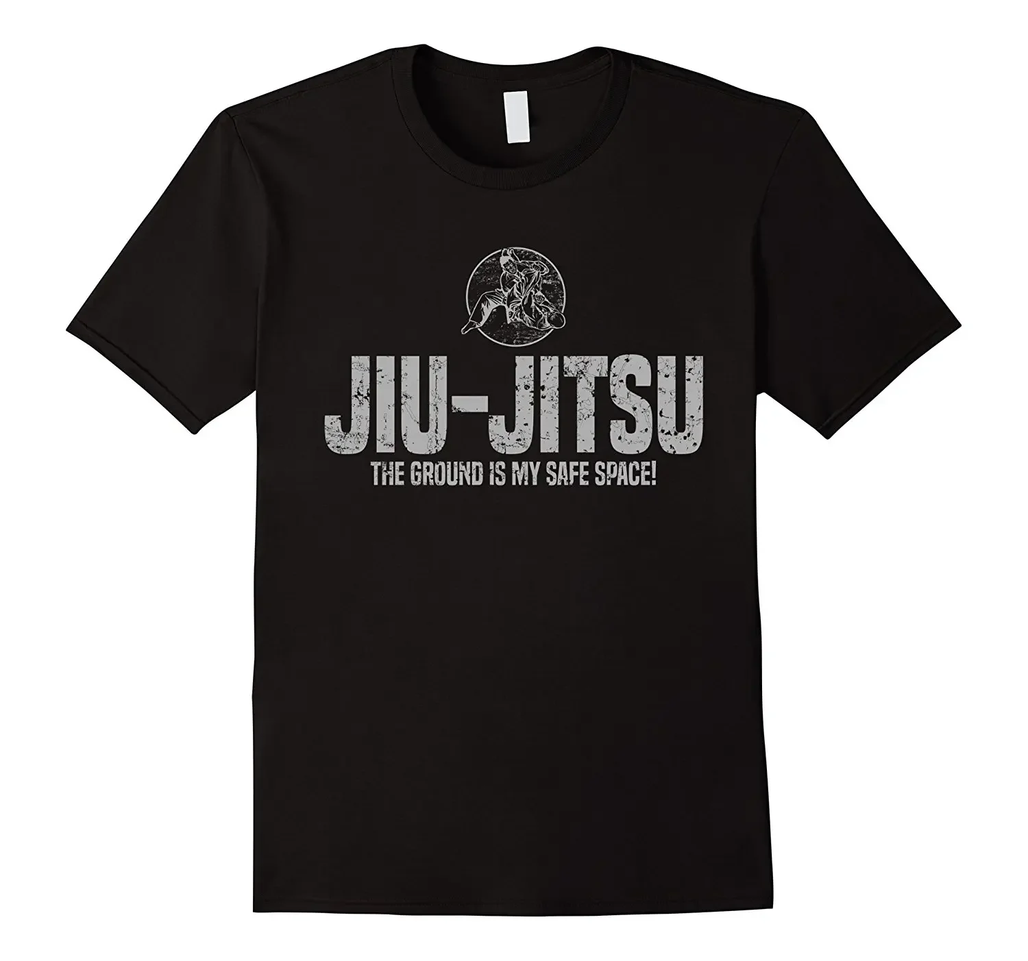 

Ground Is My Safe Space | Jiu Jitsu Grappling T-Shirt 100% Cotton O-Neck Summer Short Sleeve Casual Mens T-shirt Size S-3XL