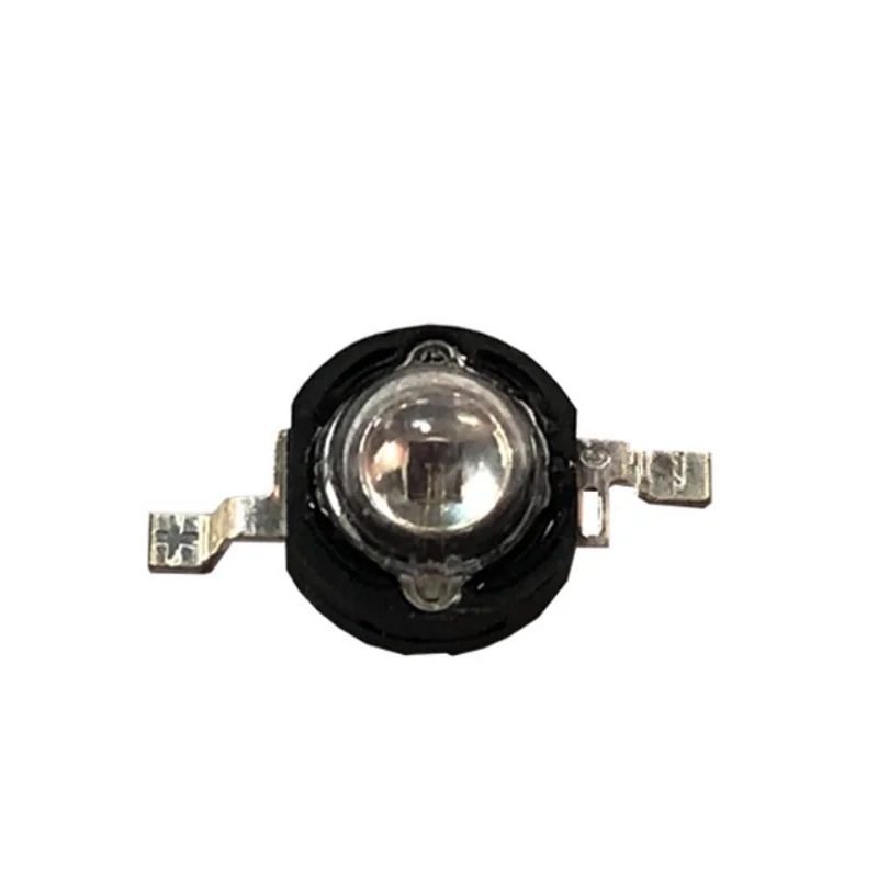 LED Beads 3W 10PCS Infrared IR High Power Black Bracket 60 Degree 120 Degree Lens 850nm 940nm 1100nm