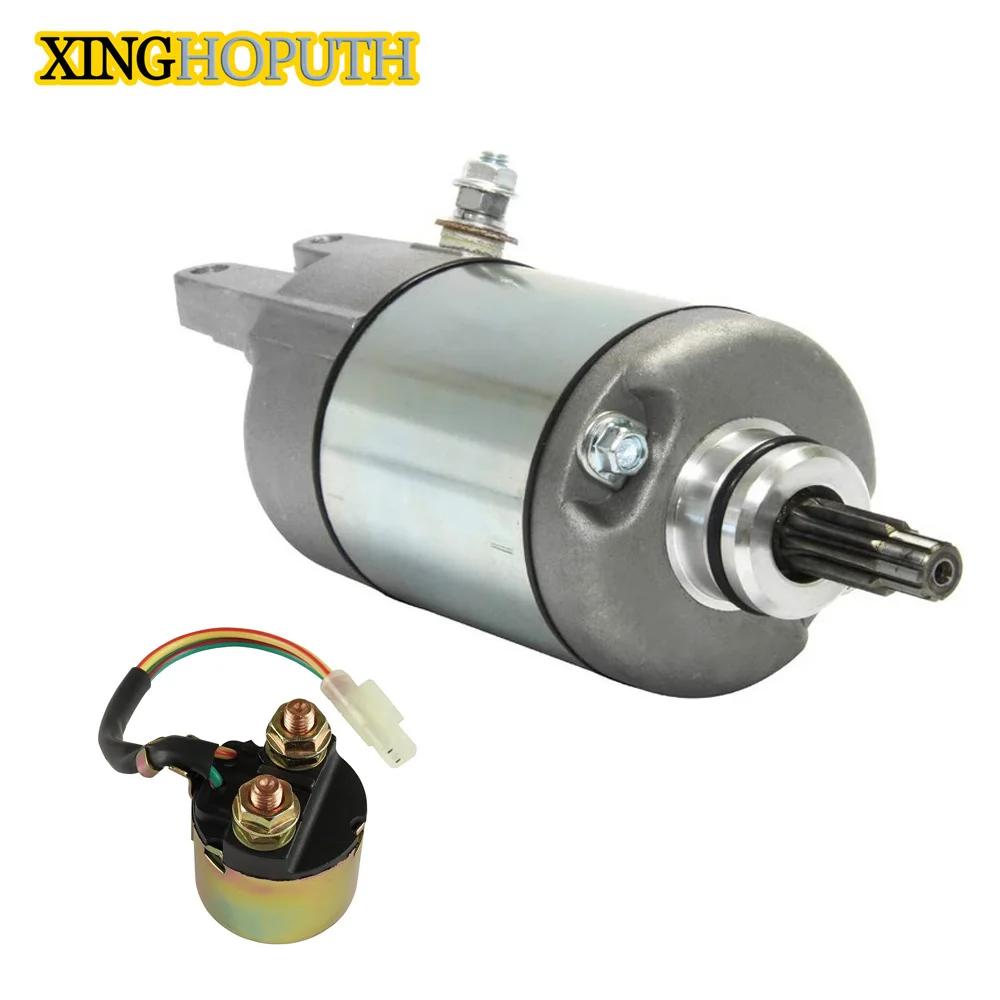 

Starter Motor &Relay for Honda FourTrax Foreman Rubicon TRX500FA 01-14 TRX500FGA 04-08 31200-HN2-A01 18610 18666