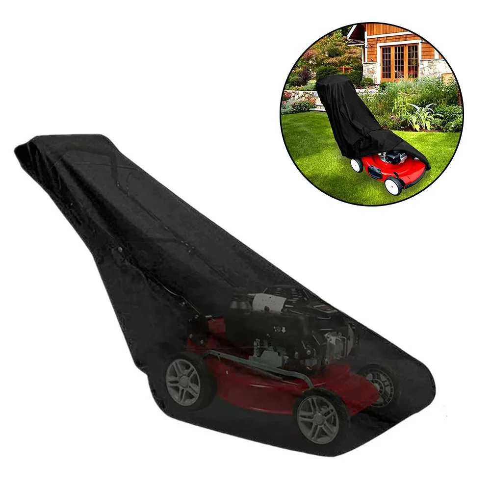 Lawn Mower Dust Cover Waterproof Windproof 210D Oxford Fabric Rainproof Sunshade Anti-UV Snowproof Sunscreen Trimmer Cover