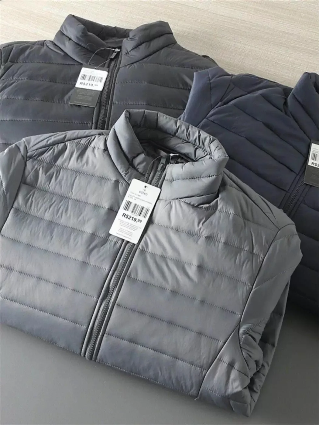 

High-Efficiency Thermal Cotton Jacket Men's Casual Stand Collar Warmth Outerwear Fashionable Urban Style All-Season Standard Fit