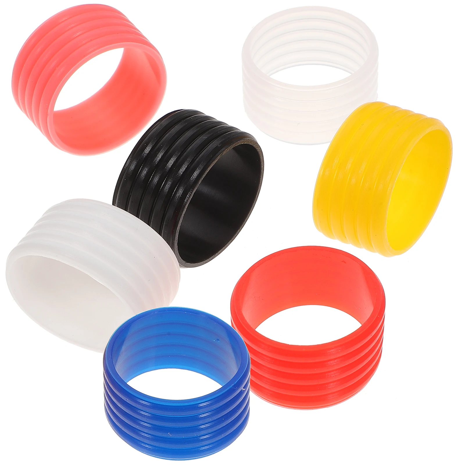 

7pcs Tennis Racquet Grips Silicone Overgrips Bands Protector Anti Sweat Racket Accessories Compact Thin Design