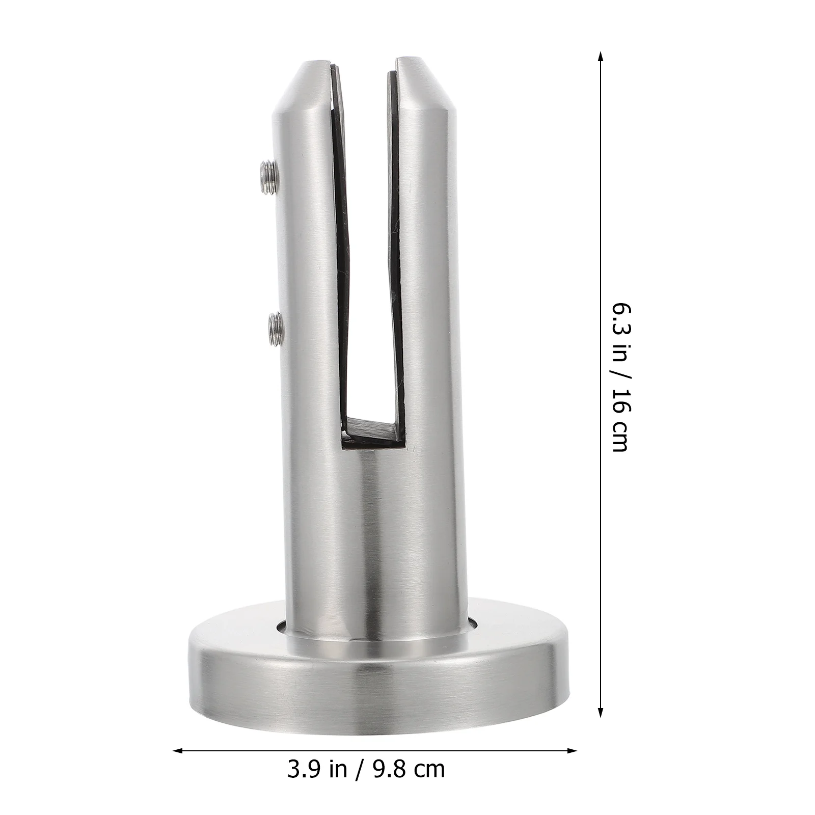 

Stainless Steel Glass Panel Post Clamp for Balcony Fencing Holder Bracket Suitable 8 13mm Glass Modern Sturdy Easy Installation