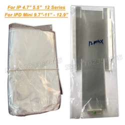 100PCS Full Sealing Packaging Bag Heat Shrink Plastic Film For New Phone 4.7 5.5 9.7 12.9 12mini 12 Pro Max Box Wrapping Sticker