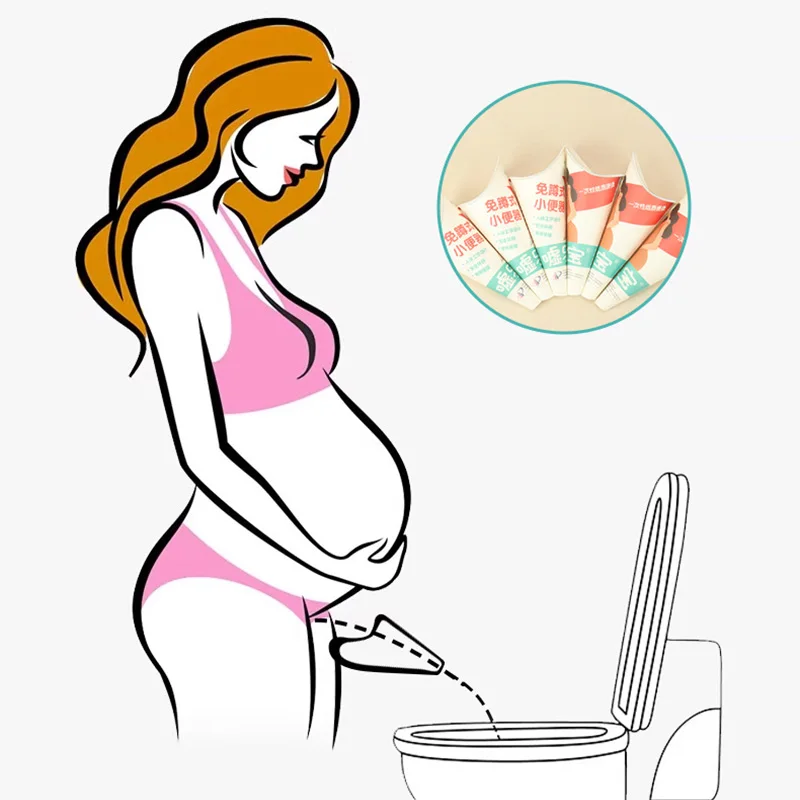 6 ~ 24 قطعة/الوحدة ورقة مبولة المتاح المحمولة آمنة مريحة السفر في الهواء الطلق أدوات التخييم الإناث الدائمة أدوات المرحاض TMZ #3